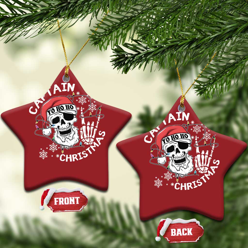 Pirate Xmas Christmas Ornament Skull Skeleton Lights Pirates Caribbean Cruise TS10