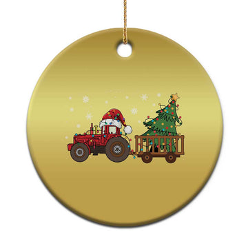 Tractor Xmas Christmas Ornament Tree Lights Farmer Xmas Gift for Tractor Drivers TS10