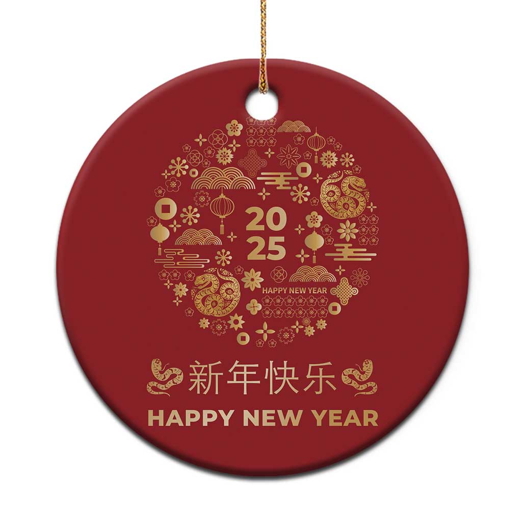 Chinese Lunar New Year 2025 Year Of The Snake Christmas Ornament TS11