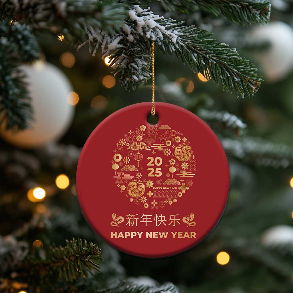 Chinese Lunar New Year 2025 Year Of The Snake Christmas Ornament TS11