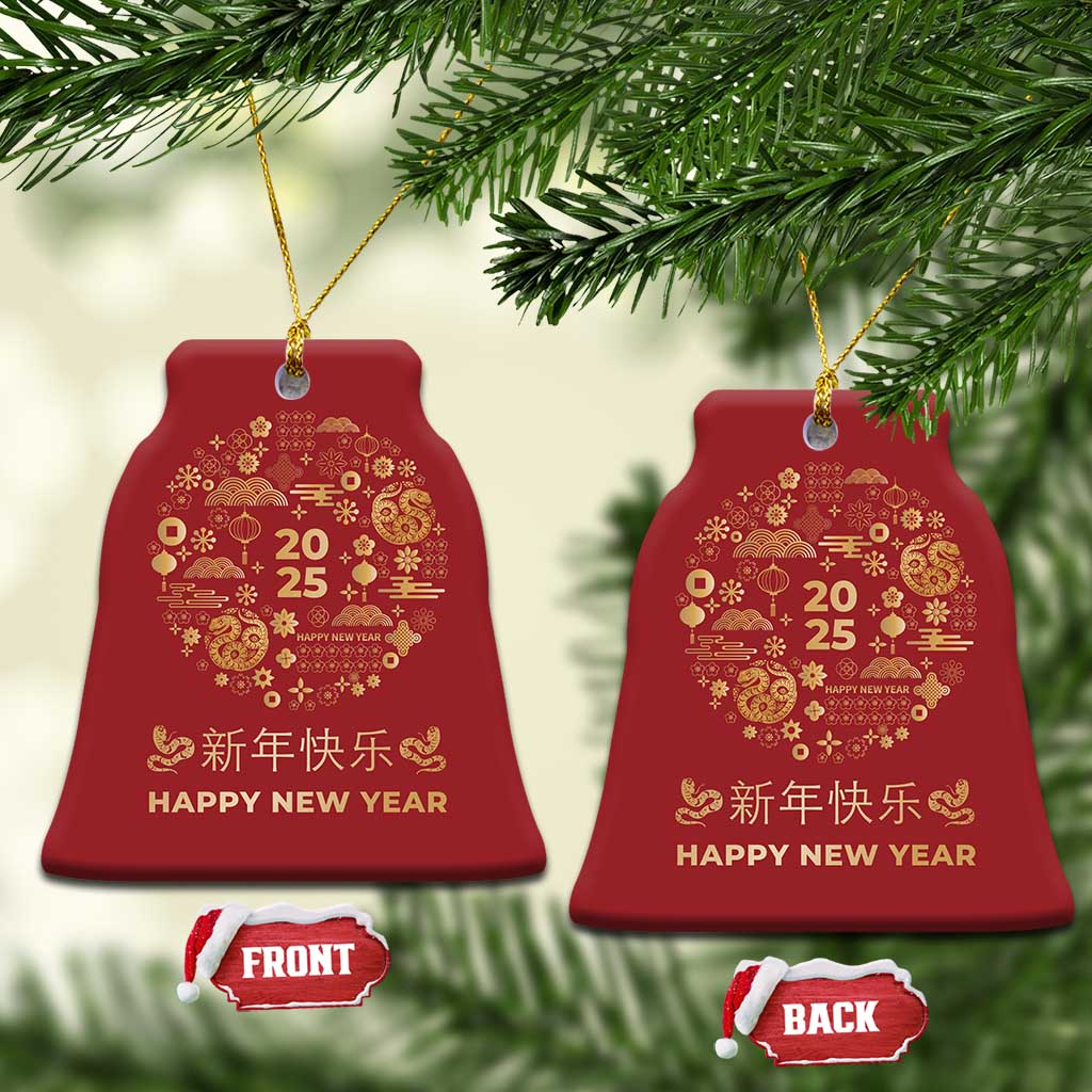 Chinese Lunar New Year 2025 Year Of The Snake Christmas Ornament TS11