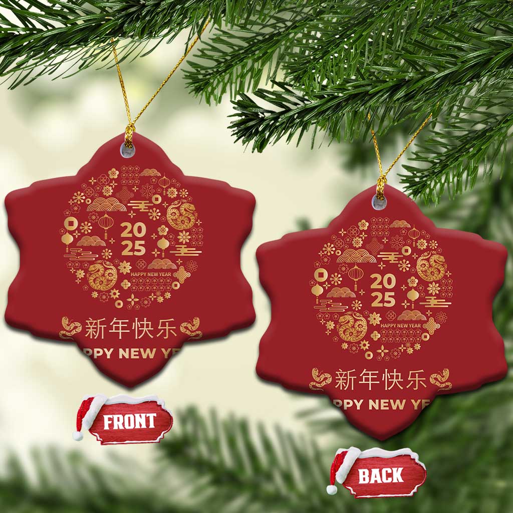 Chinese Lunar New Year 2025 Year Of The Snake Christmas Ornament TS11