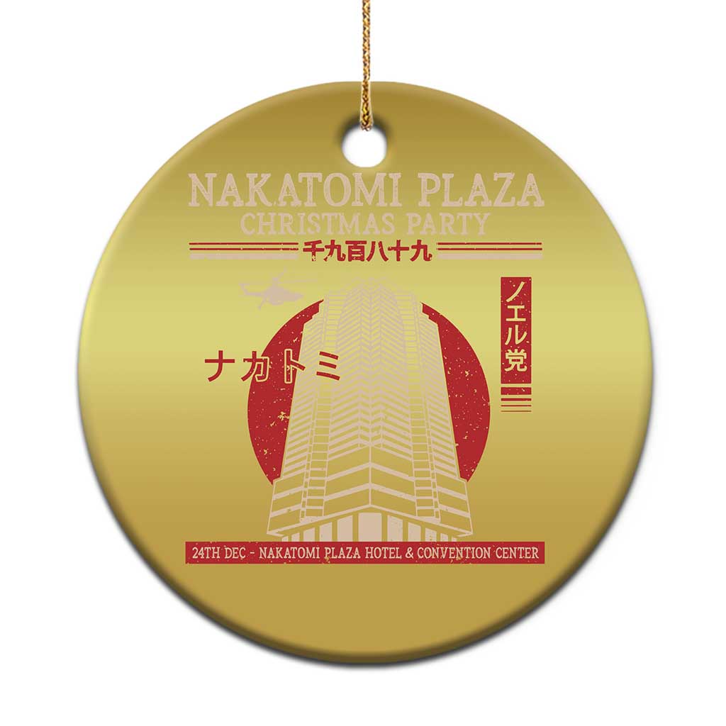 Xmas Nakatomi Plaza Christmas Ornament Xmas Party 1988 Noel Vintage Japanese Style TS11