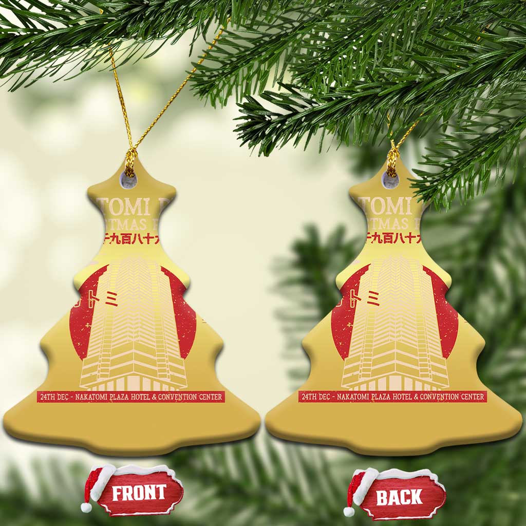 Xmas Nakatomi Plaza Christmas Ornament Xmas Party 1988 Noel Vintage Japanese Style TS11