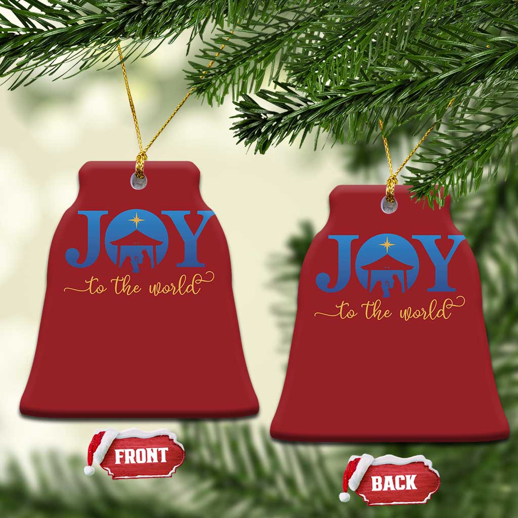 Joy To The World Christmas Ornament Christian Christmas Nativity Scene Star Of Bethlehem TS11