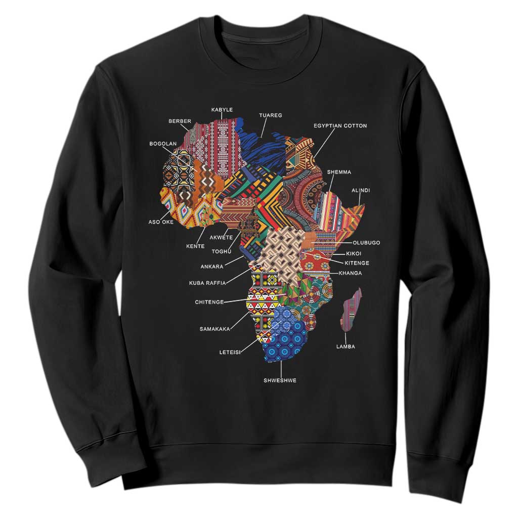 African Culture Black Fabrics Sweatshirt African American Heritage TS11