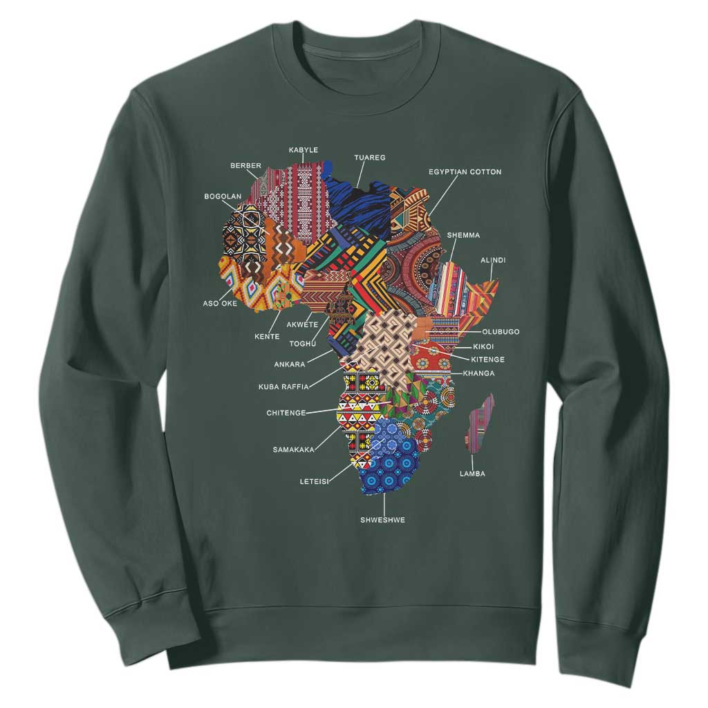 African Culture Black Fabrics Sweatshirt African American Heritage TS11