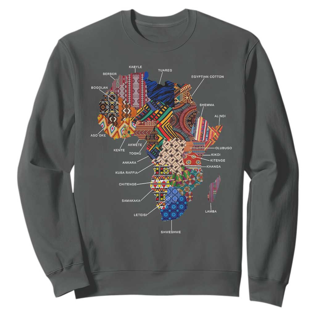African Culture Black Fabrics Sweatshirt African American Heritage TS11