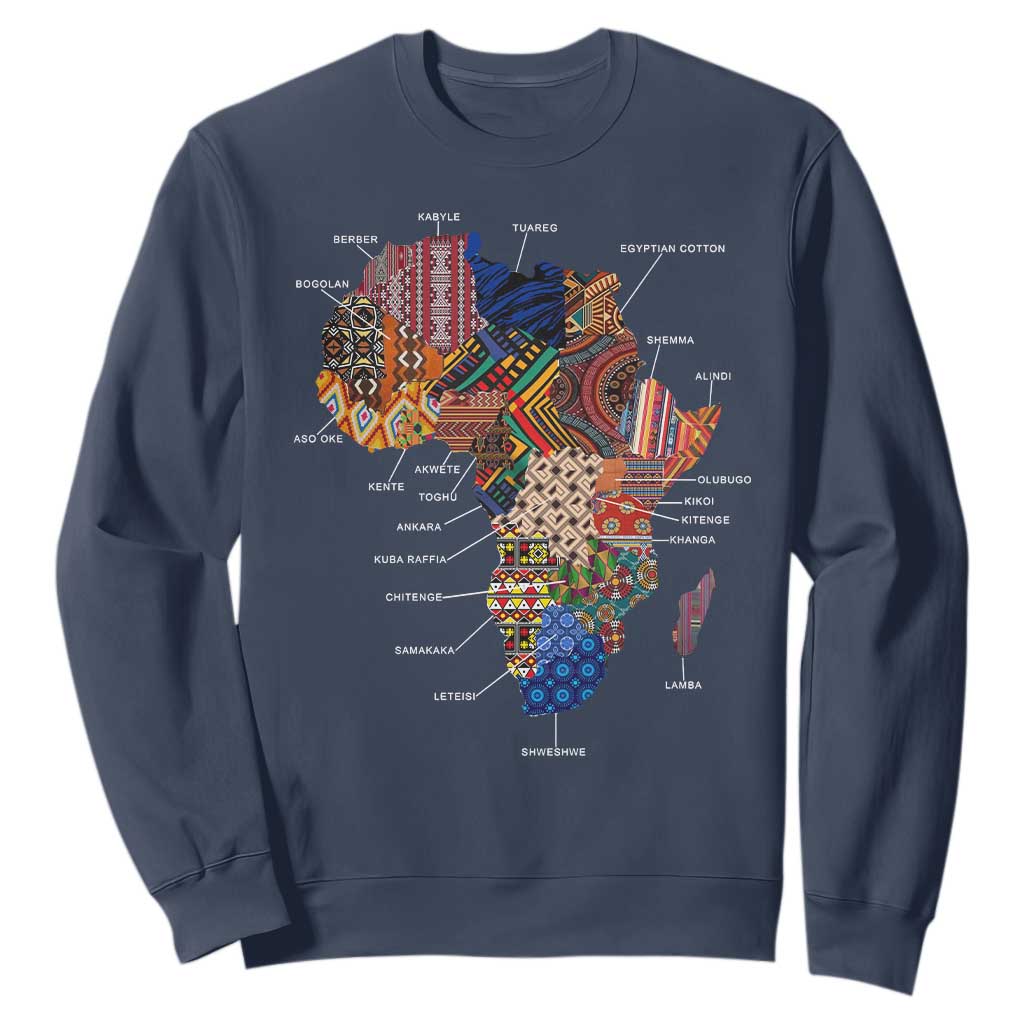 African Culture Black Fabrics Sweatshirt African American Heritage TS11