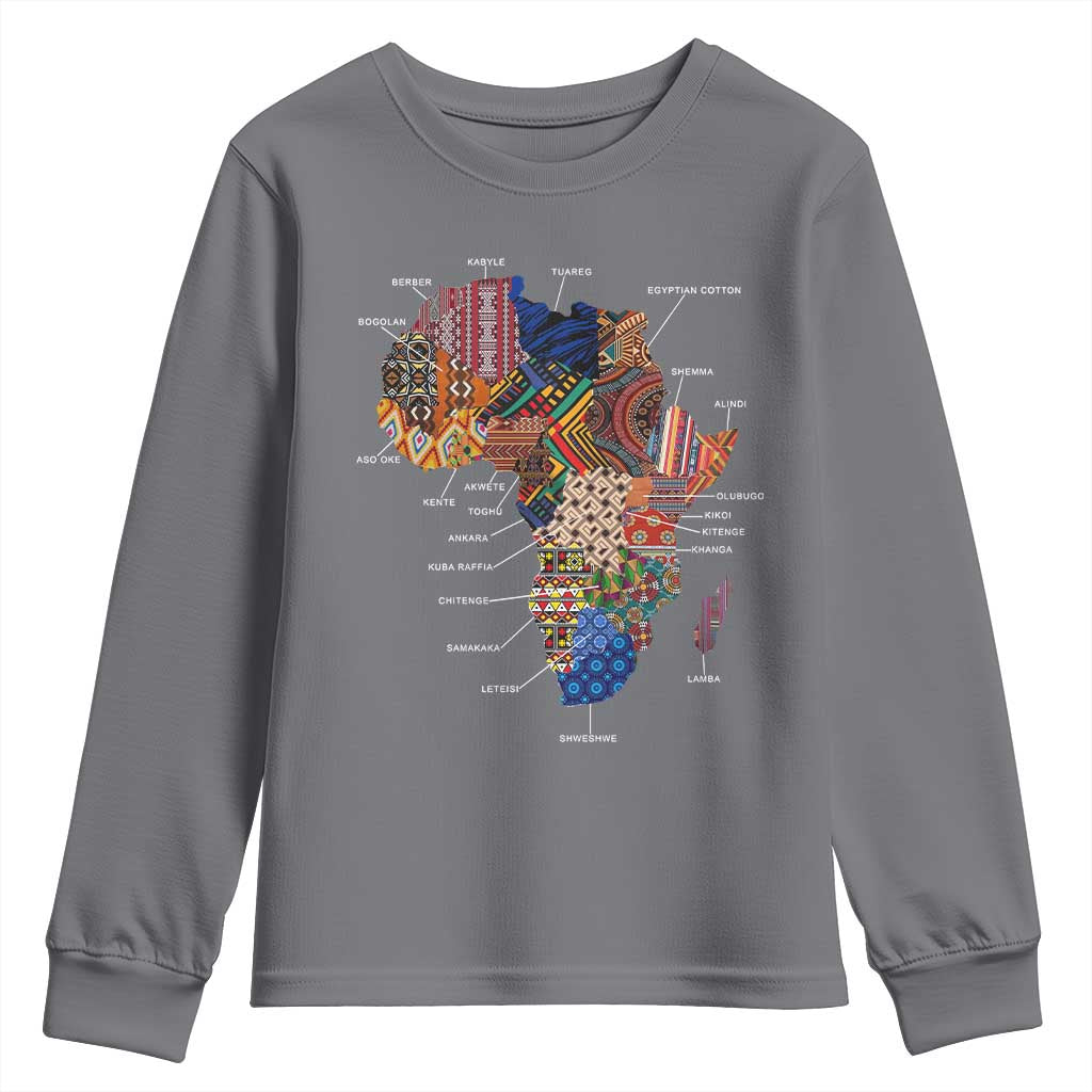 African Culture Black Fabrics Youth Sweatshirt African American Heritage TS11