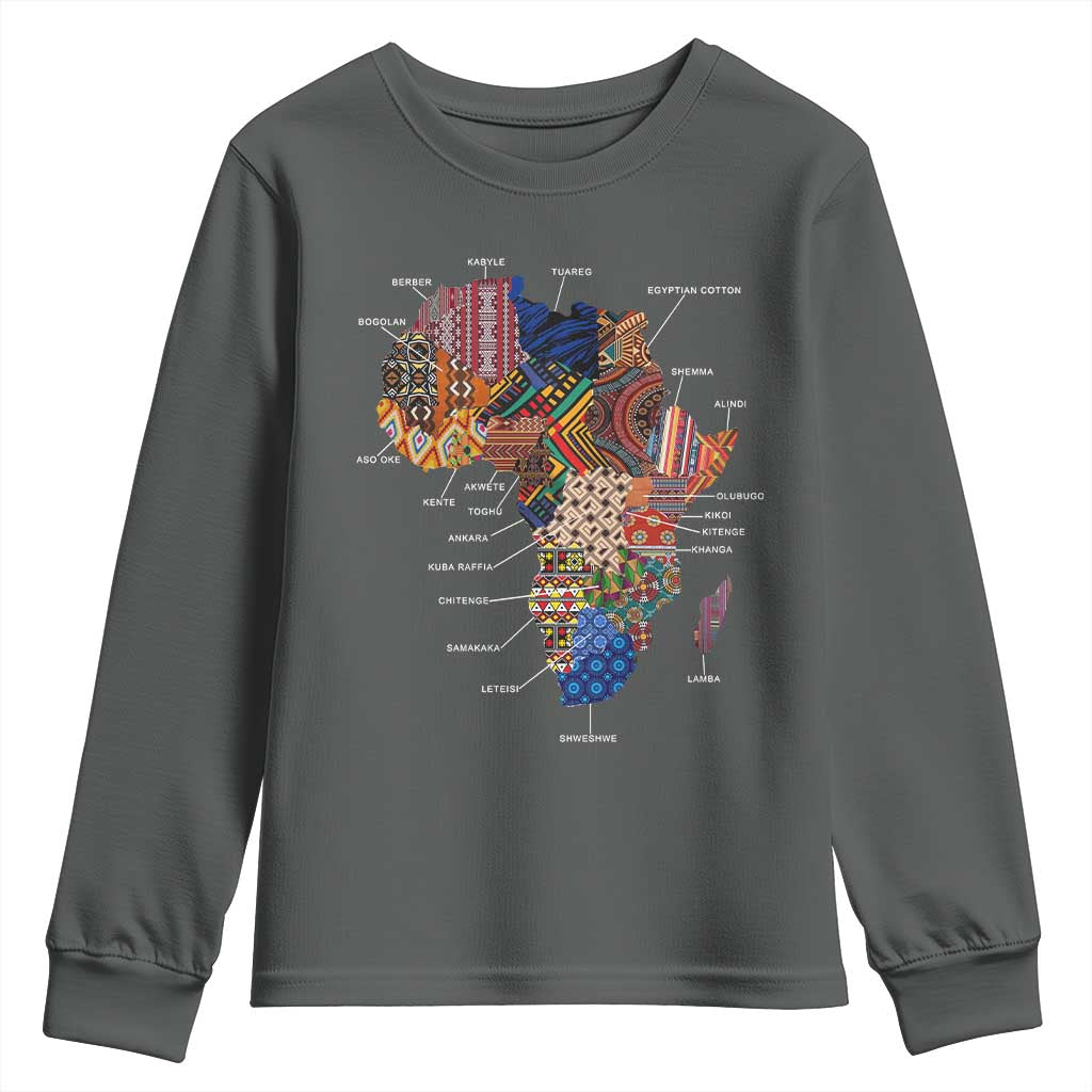 African Culture Black Fabrics Youth Sweatshirt African American Heritage TS11