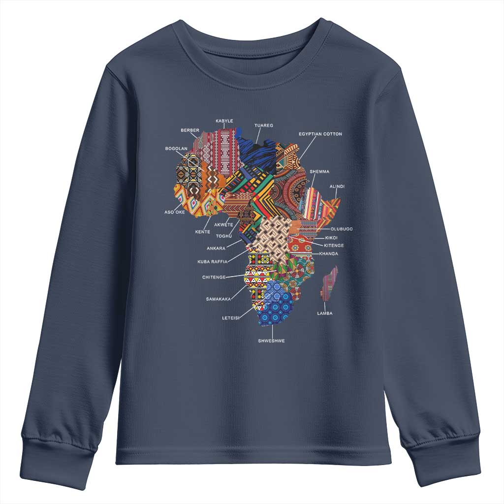 African Culture Black Fabrics Youth Sweatshirt African American Heritage TS11