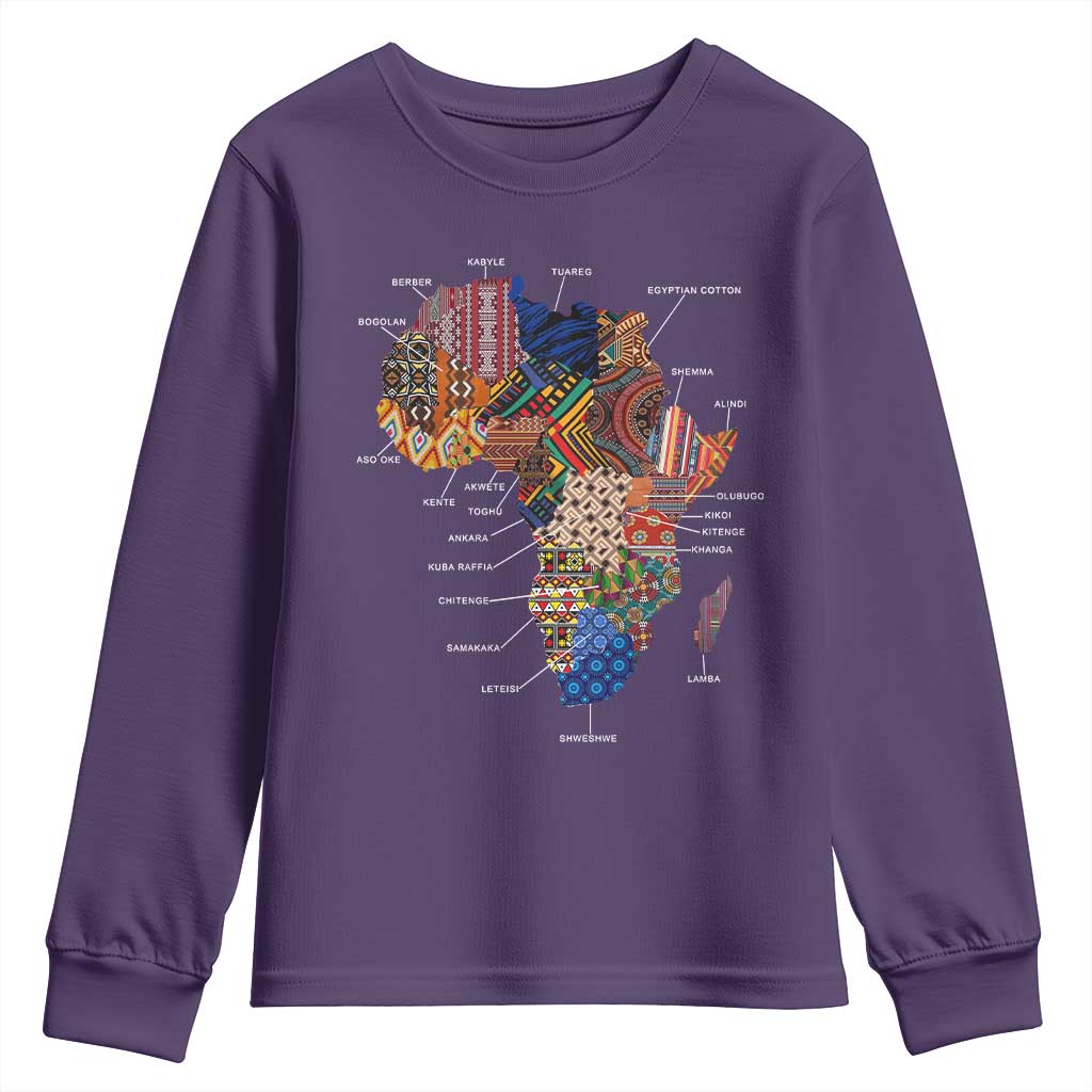 African Culture Black Fabrics Youth Sweatshirt African American Heritage TS11