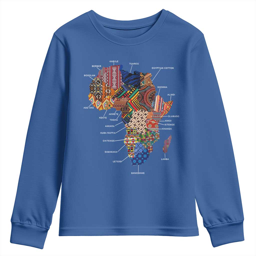 African Culture Black Fabrics Youth Sweatshirt African American Heritage TS11