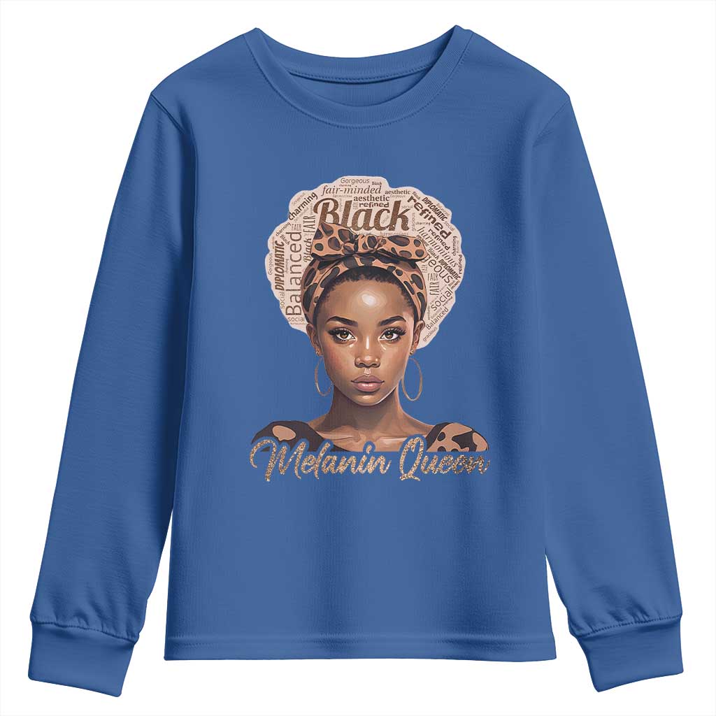 Melanin Queen Youth Sweatshirt Proud African American TS11
