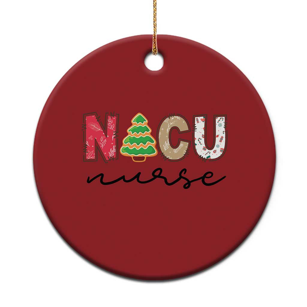 Funny NICU Labor Delivery Nurse Xmas Xmas Tree Christmas Ornament TS11