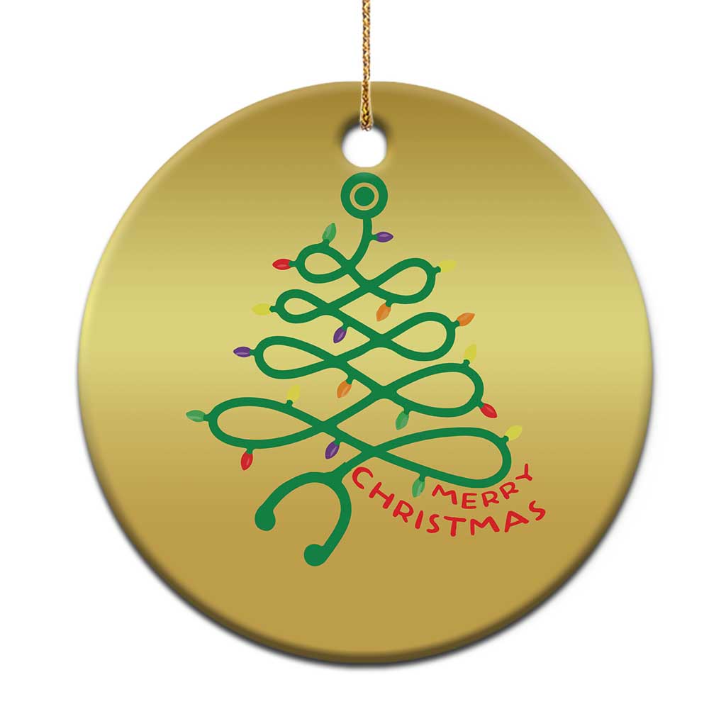 Funny Merry Xmas Nurse Christmas Ornament Stethoscope Xmas Tree TS11