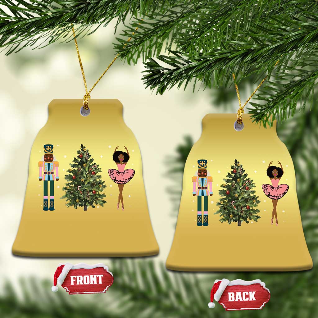 Funny Black Ballerina Nutcracker African American Xmas Christmas Ornament TS11