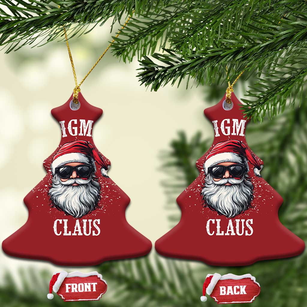 Funny Xmas Santa Christmas Ornament Sigma Claus Cool Santa The Rizzler Meme TS11