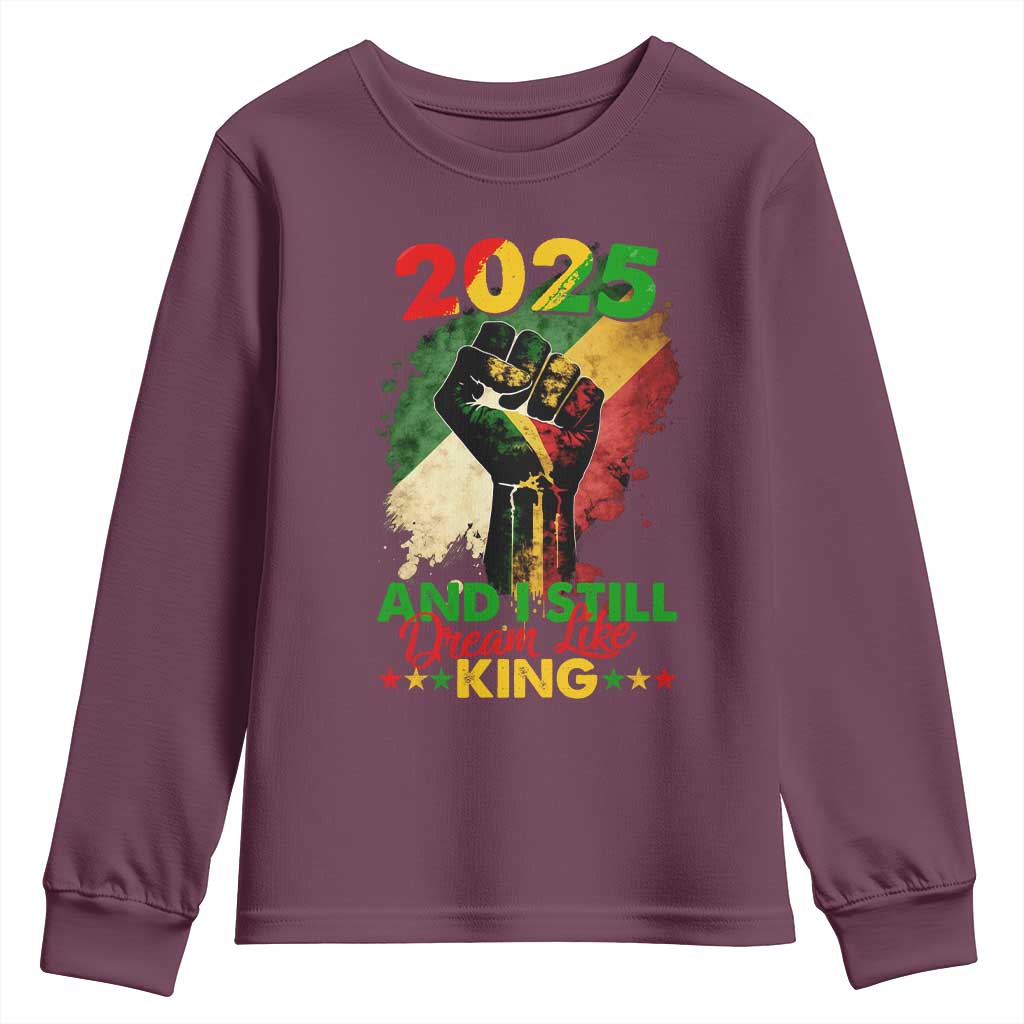 2025 And I Still Dream Like King Youth Sweatshirt Martin Luther King Day Black History TS11