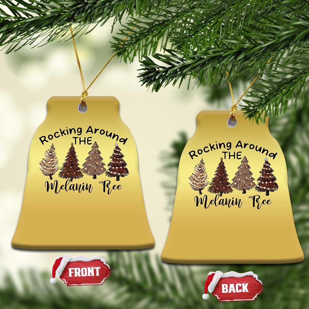 Xmas African American Christmas Ornament Rocking Around The Melanin Tree Xmas Tree TS11