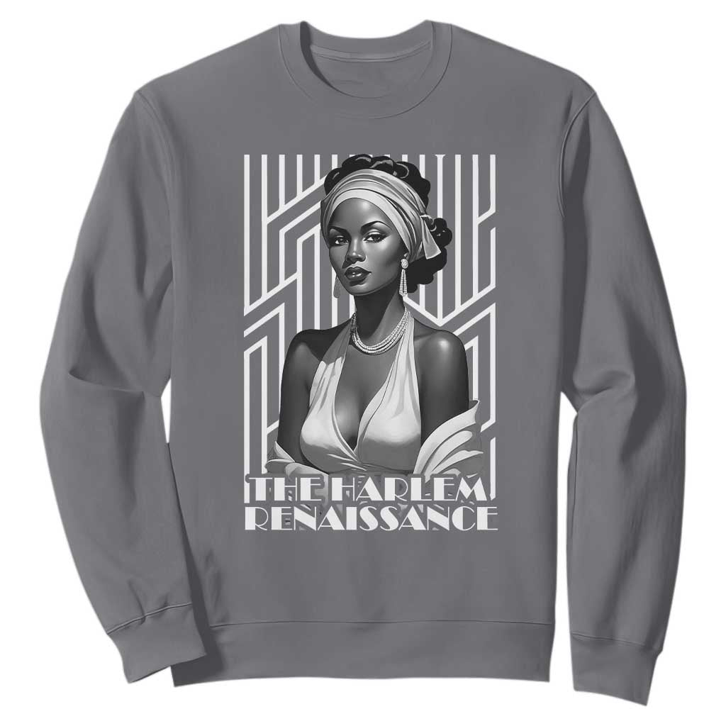 The Harlem Renaissance Sweatshirt Black Woman Black History Month 1920s TS11