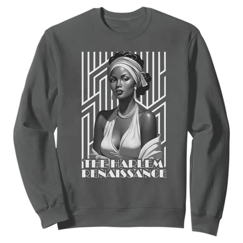 The Harlem Renaissance Sweatshirt Black Woman Black History Month 1920s TS11