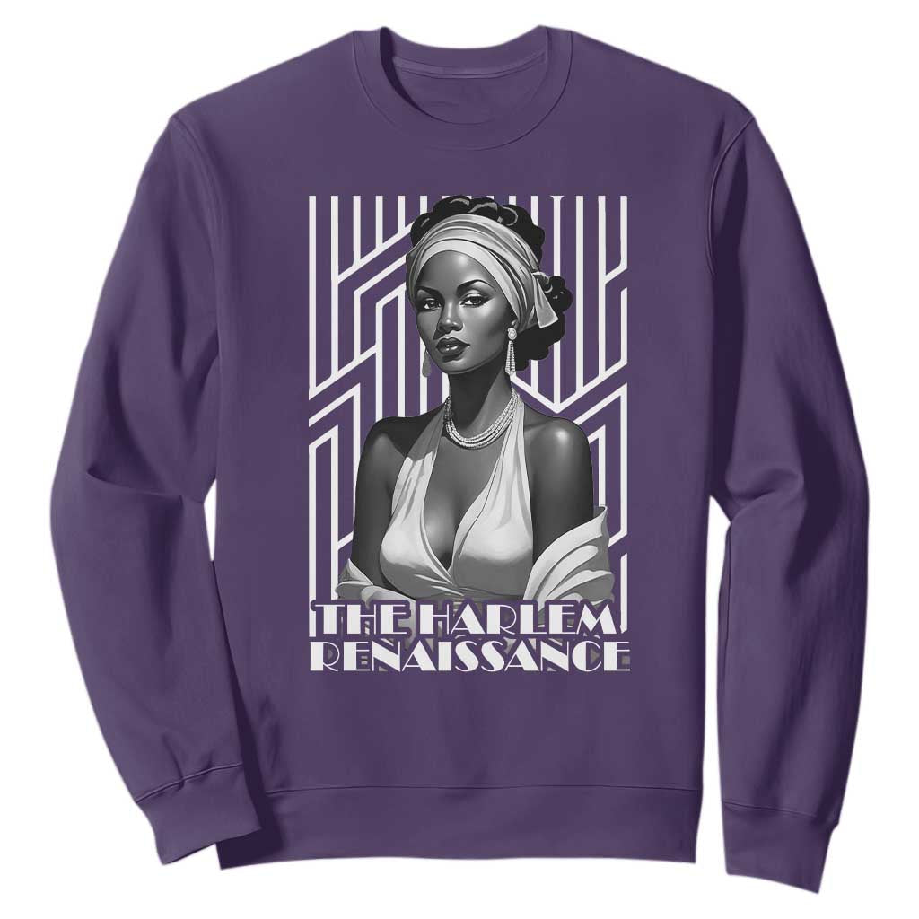 The Harlem Renaissance Sweatshirt Black Woman Black History Month 1920s TS11