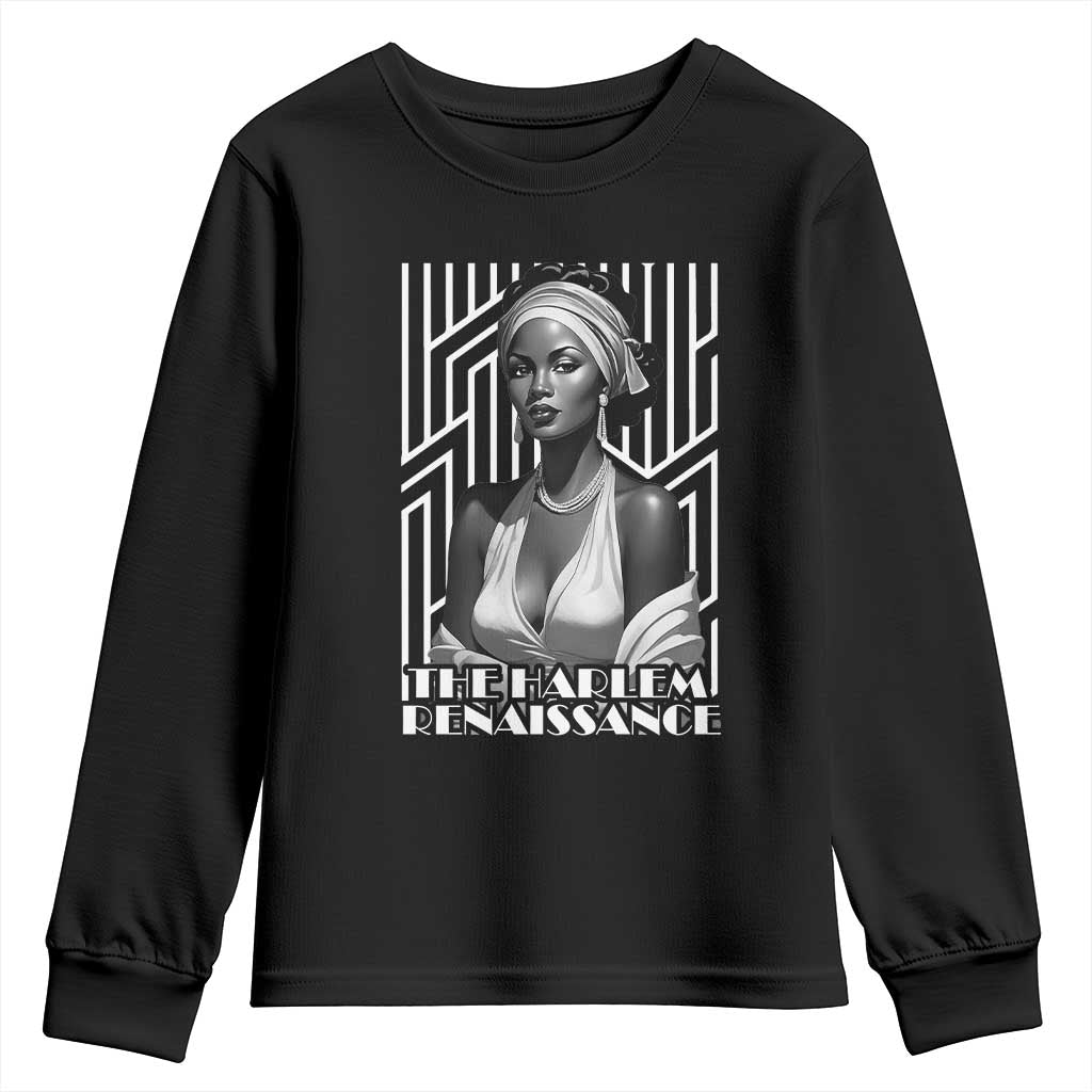 The Harlem Renaissance Youth Sweatshirt Black Woman Black History Month 1920s TS11