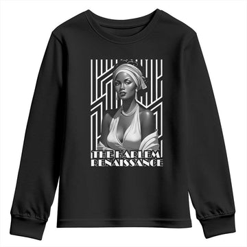 The Harlem Renaissance Youth Sweatshirt Black Woman Black History Month 1920s TS11
