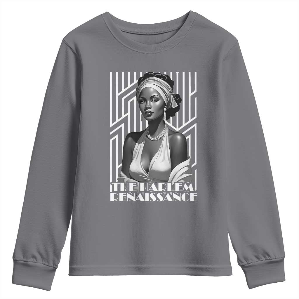 The Harlem Renaissance Youth Sweatshirt Black Woman Black History Month 1920s TS11