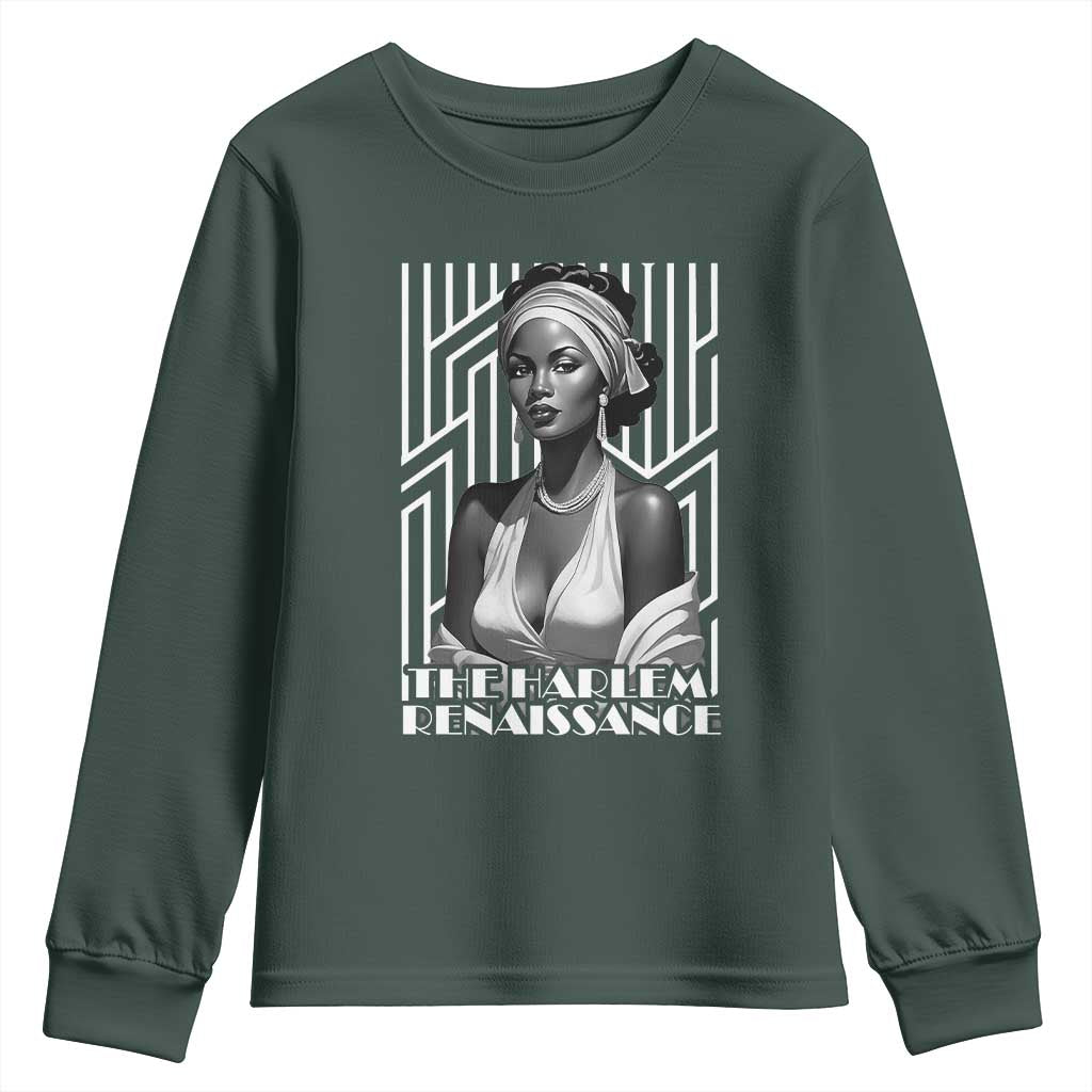 The Harlem Renaissance Youth Sweatshirt Black Woman Black History Month 1920s TS11
