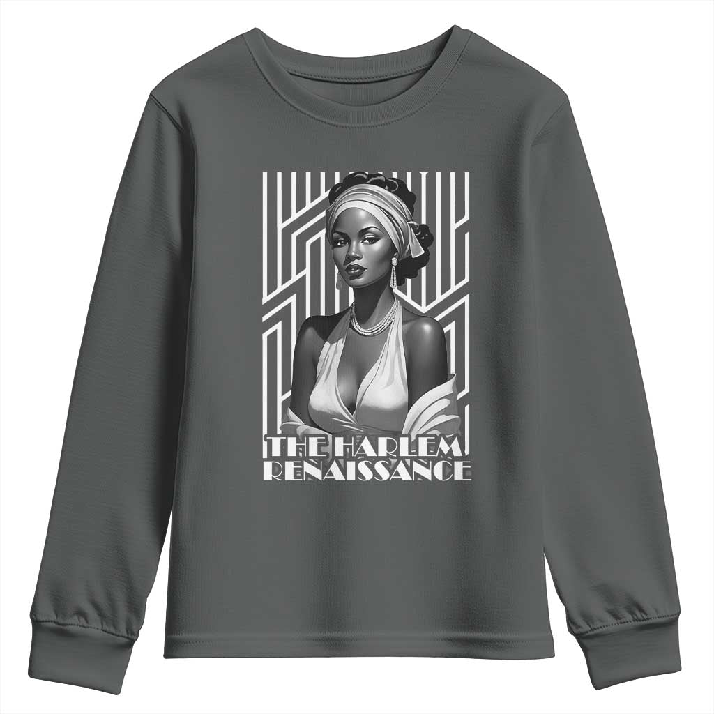 The Harlem Renaissance Youth Sweatshirt Black Woman Black History Month 1920s TS11