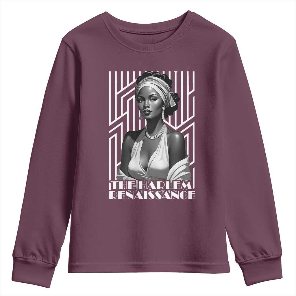 The Harlem Renaissance Youth Sweatshirt Black Woman Black History Month 1920s TS11