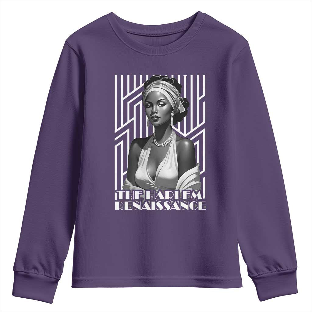 The Harlem Renaissance Youth Sweatshirt Black Woman Black History Month 1920s TS11