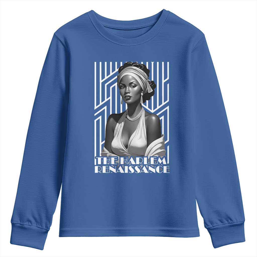 The Harlem Renaissance Youth Sweatshirt Black Woman Black History Month 1920s TS11