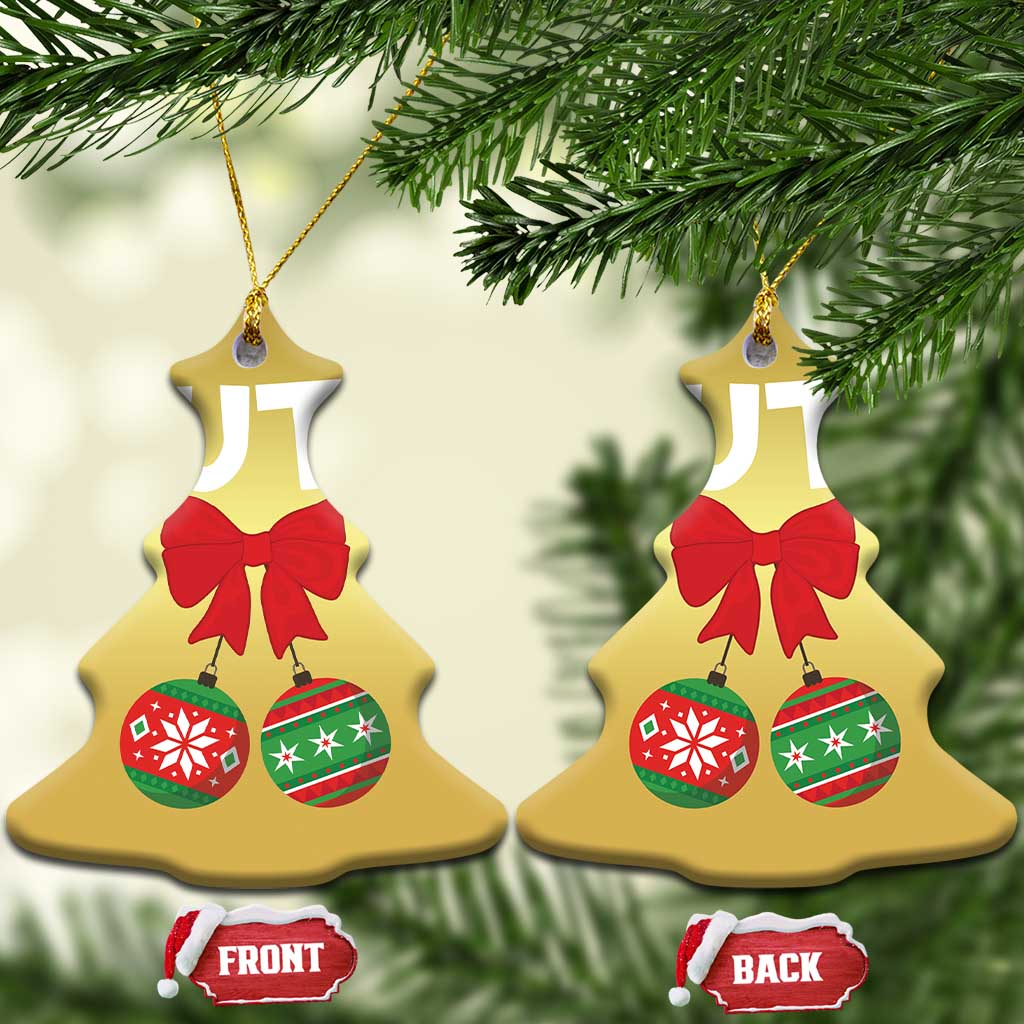 Funny Xmas Couple Christmas Ornament Chest Nuts Baubles TS11