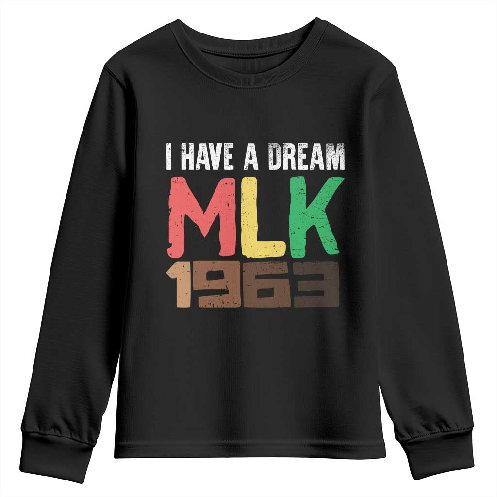 I Have A Dream Martin Luther King Youth Sweatshirt MLK Day 1963 Speech Black History Month TS11