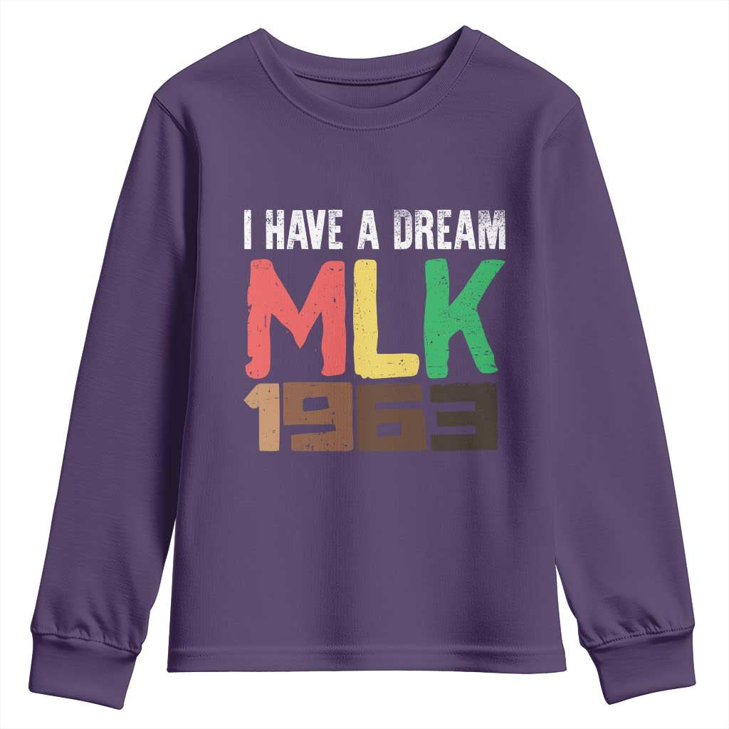 I Have A Dream Martin Luther King Youth Sweatshirt MLK Day 1963 Speech Black History Month TS11
