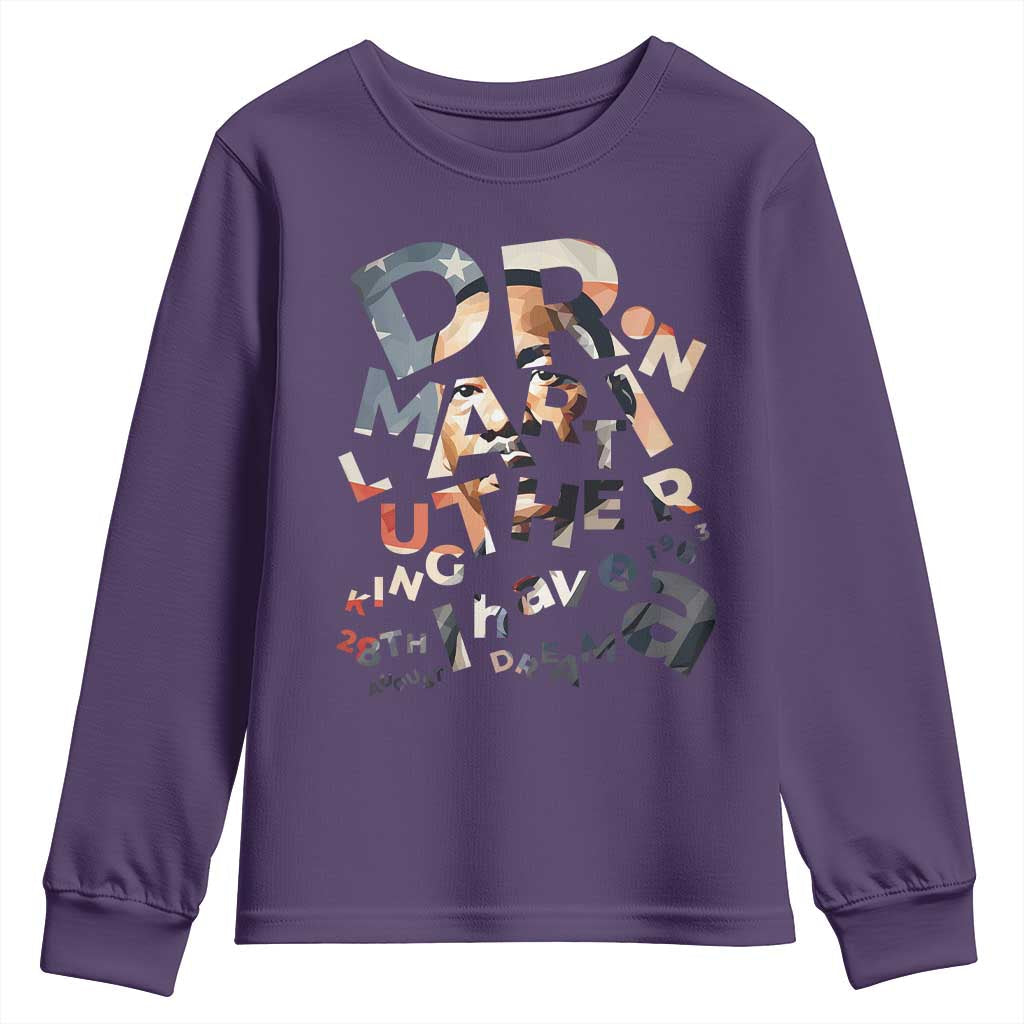 I Have A Dream Martin Luther King Jr Youth Sweatshirt MLK Day 1963 Black History Leader TS11
