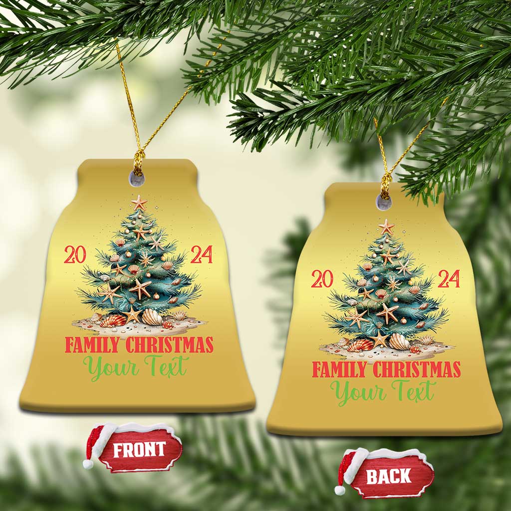 Personalized Xmas Family In Hawaii Christmas Ornament Custom Name Family Xmas 2024 Sea Xmas Tree TS11