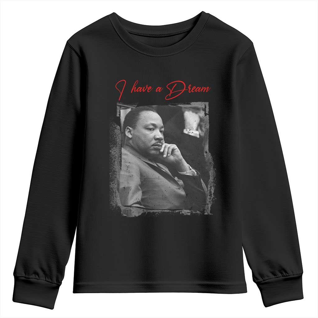 MLK I Have A Dream Youth Sweatshirt Dr Martin Luther King Black History Month TS11
