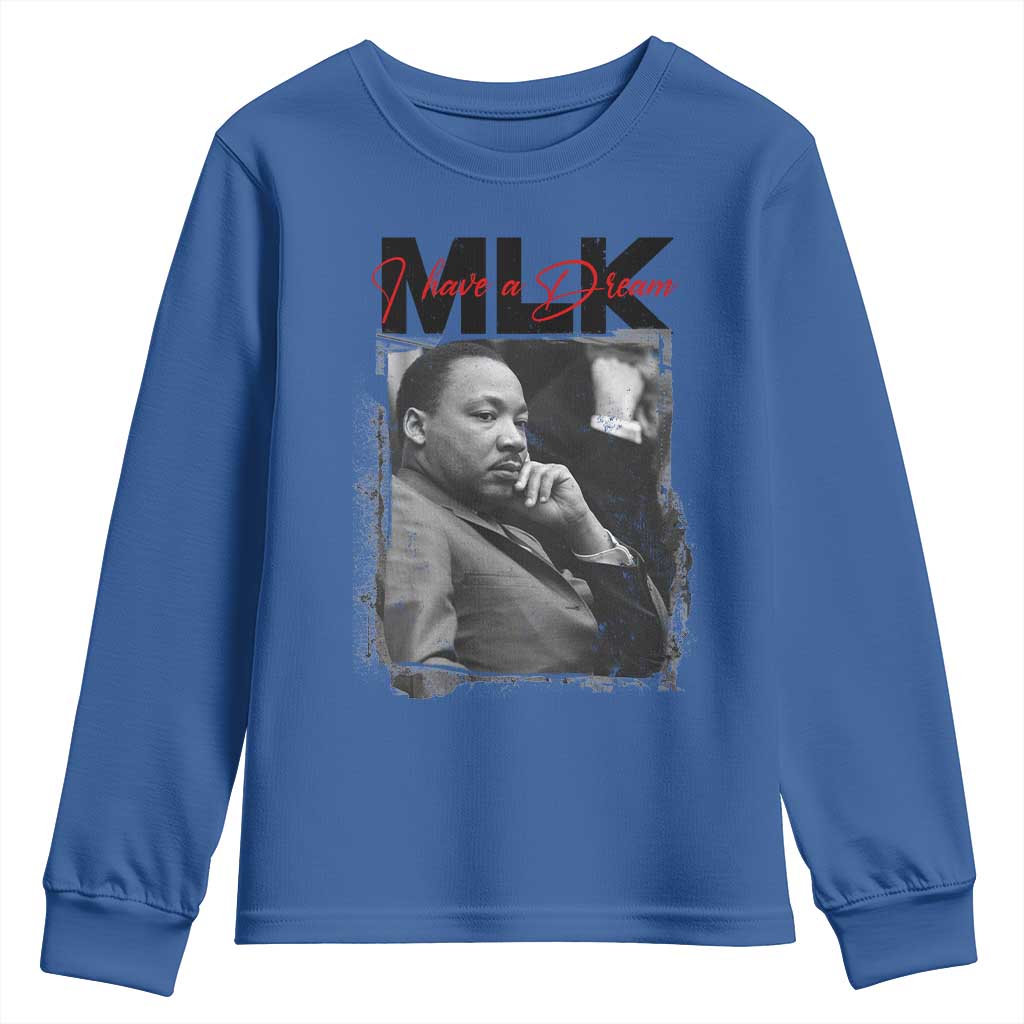 MLK I Have A Dream Youth Sweatshirt Dr Martin Luther King Black History Month TS11