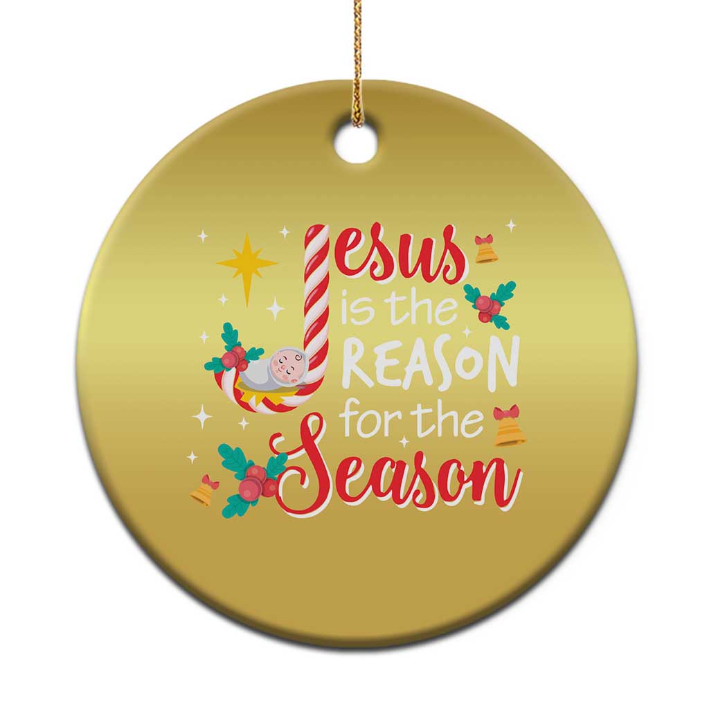 Jesus Is The Reason For The Season Christmas Ornament Christmas Jolly Bell TS11
