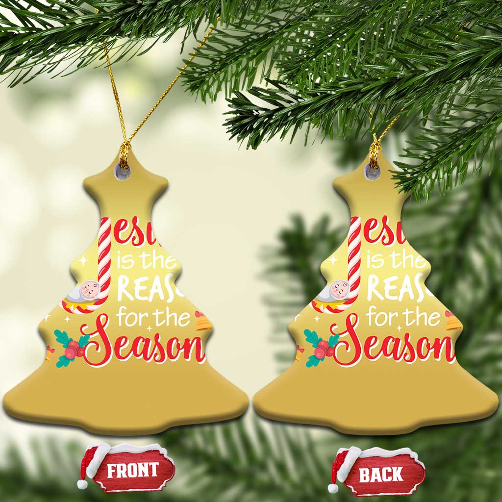 Jesus Is The Reason For The Season Christmas Ornament Christmas Jolly Bell TS11