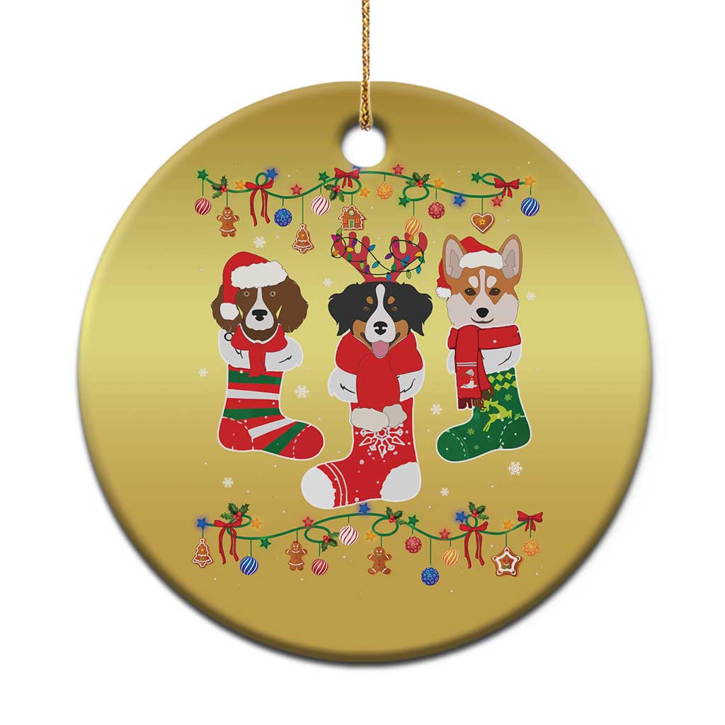 Funny Xmas Dog Owner Christmas Ornament Socks Xmas Holiday TS11