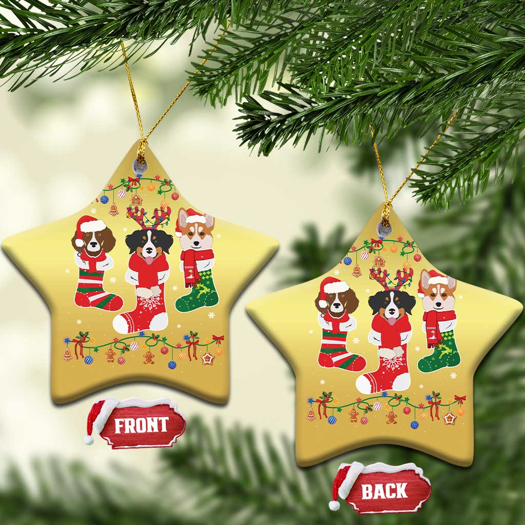 Funny Xmas Dog Owner Christmas Ornament Socks Xmas Holiday TS11