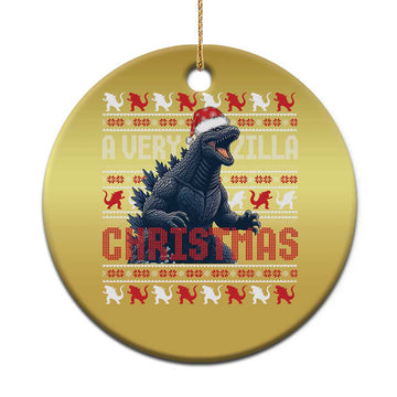 Funny Xmas Santa Godzilla Christmas Ornament A Very Godzilla Xmas Japanese Monster TS11