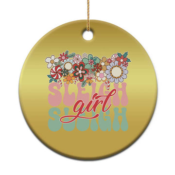 Sleigh Girl Sleigh Christmas Ornament Christmas Retro Groove Slay Girl TS11