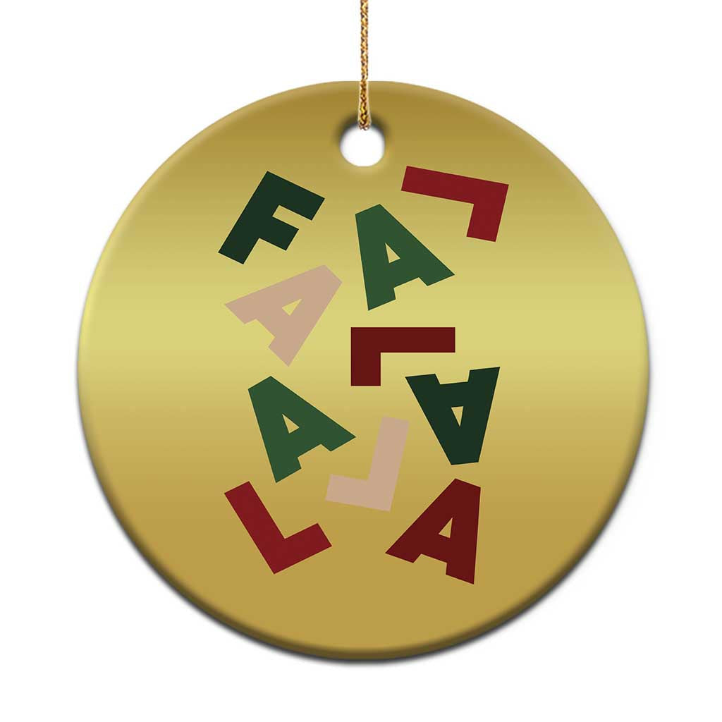 Funny Fa La La 8 Xmas Carol Holiday Christmas Ornament TS11